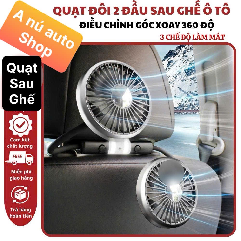 ( New ) Quạt  Làm Mát Ghế Sau ô tô