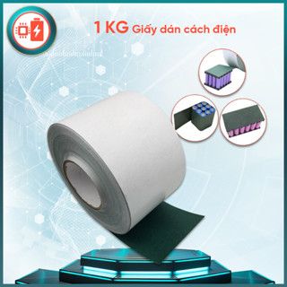  1KG Giấy Cách điện chống sốc cách nhiệt Dùng cho pin 18650 21700 và các loại pin lithium khác Có Keo dính 1 mặt 