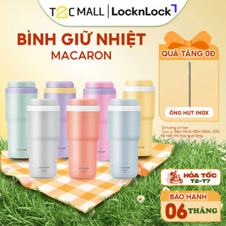  Bình Giữ Nhiệt LocknLock To 480ml Chính Hãng Cao Cấp Ly Nước Macaron Cute Nhỏ Gọn  LHC3292 T2C Mall 