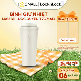Ly giữ nhiệt LocknLock 550ml Bình Giữ Nhiệt Cao Cấp Chính Hãng Màu Be LHC3249BEG(ĐỘC QUYỀN T2C Mall)