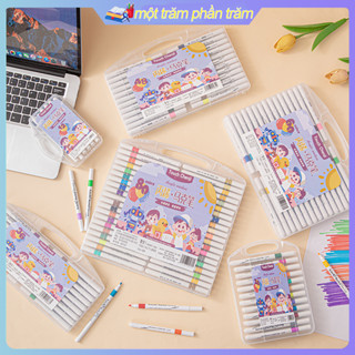  Bút Màu Acrylic Marker 12 24 36 48 60 80 Cao Cấp Màu Sắc Tươi Sáng - Bút Lông Màu 