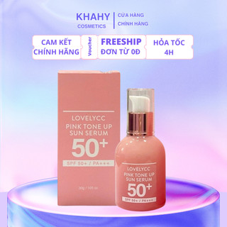  Tinh Chất Chống Nắng Nâng Tone Serum Lovelycc Tone Up Pink 30ml Hàn Quốc 