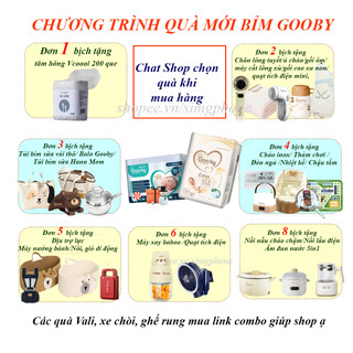 (BẢn mới )Tã/bỉm quần dán Gooby EXTRA /Premium chống tràn hiệu quả đủ size M58/L52/XL48/XXL46