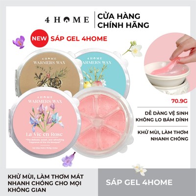 Sáp Gel 4Home 70.9g - BST Nhiều mùi hương - (dùng cho máy KTHT 2in1)