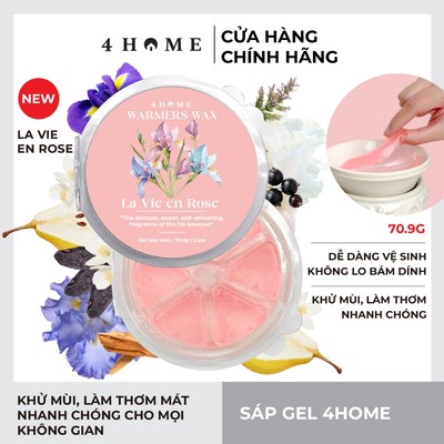 Sáp Gel 4Home 70.9g - Mùi La Vie En Rose (dùng cho máy KTHT 2in1)