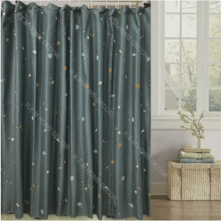 Rido rèm cửa che nắng ngăn phòng ngủ trang trí có móc treo