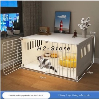   HỎA TỐC  COMBO CHUỒNG LỒNG LẮP GHÉP LƯỚI THÉP DÀNH CHO CHÓ MÈO PET THÚ CƯNG DƯỚI 5KG ĐA NĂNG 