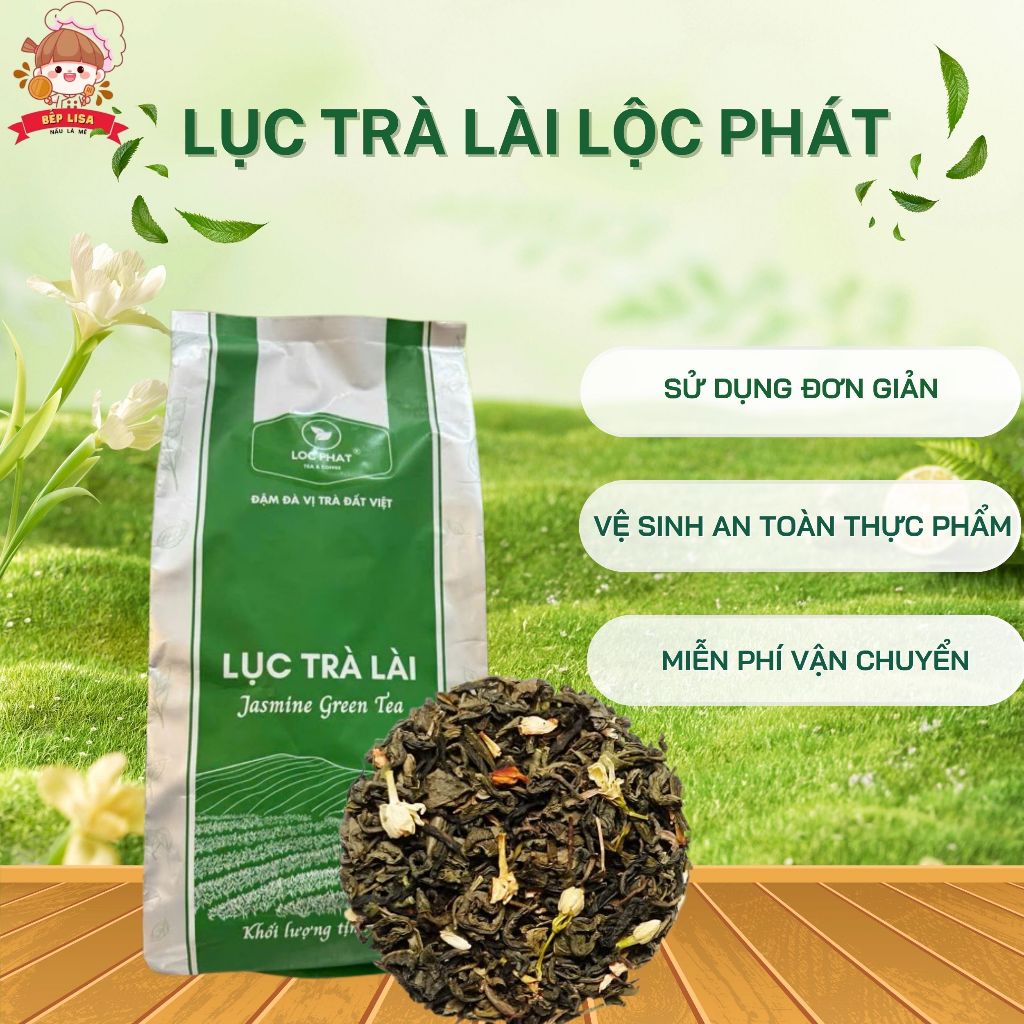 Lục trà lài Lộc Phát 1kg - Nguyên liệu làm trà sữa trân châu