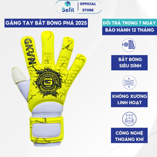 Găng tay thủ môn GKVN Phá chính hãng siêu dính, Găng tay bắt bóng chất lượng cao mặt mút siêu bền
