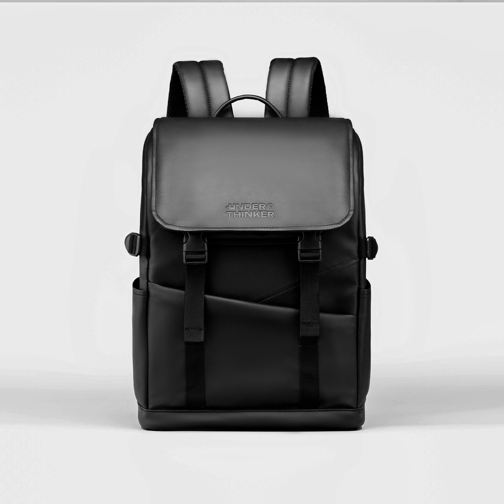 Balo Da PU Đi Học Đi Làm Brian Nam Nữ Cặp Đựng Laptop Du Lịch Nhiều Ngăn | UNDERTHINKER