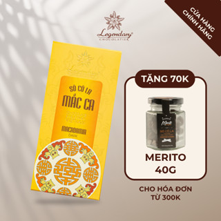  Thanh Socola Hạt Macca Legendary - Đồ ăn cao cấp quà tặng sang trọng ăn vặt - Thanh bar 80g 