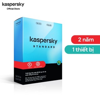 Phần mềm diệt virus Kaspersky Standard 1 Thiết bị - 2 NĂM | Hàng chính hãng