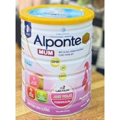 Sữa Alponte Mum cung cấp dinh dưỡng cho mẹ bầu