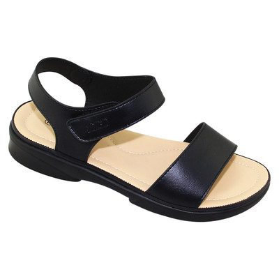 Sandal đế bằng nữ Bita's SUNNY.01 (Đen + Kem + Nâu)
