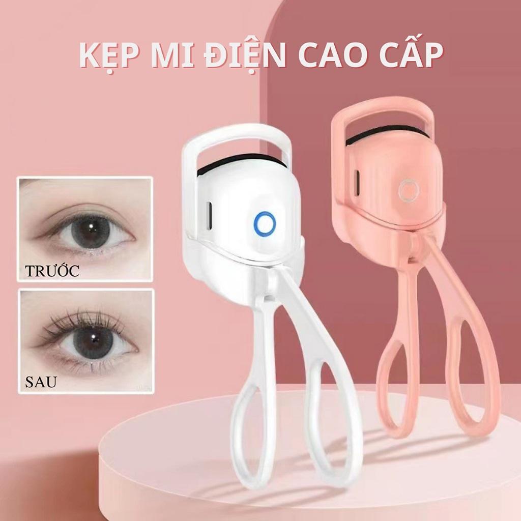 Kẹp bấm mi điện tạo và giữ nếp cong mi lâu hơn bằng 2 chế độ nhiệt tiện ích KM8 HT8