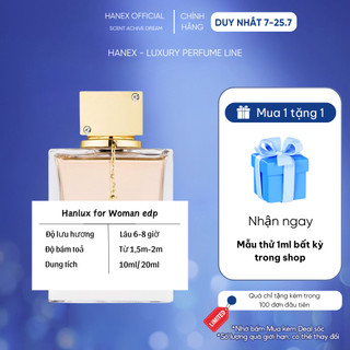 Nước hoa nữ Club De Nuit Woman HANLUX 10ml – Hương thơm ngọt ngào, thanh mát, hiện đại đầy sức hút