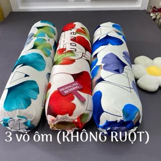 COMBO 3 CÁI VỎ GỐI ÔM KHÓA KÉO THUN LẠNH (KHÔNG KÈM RUỘT GỐI) SIZE 35 X 100CM may khóa kéo, bít đầu gối
