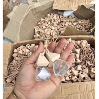   kho sỉ  50 - 100 Vỏ Lọ đựng tinh dầu treo xe kim cương dây kim tuyến - vỏ lọ tinh dầu treo xe - chai lọ mỹ phẩm 