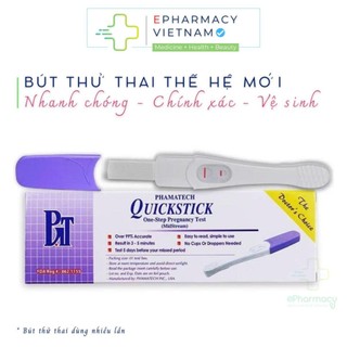 Thử Thai QUICK STICK One - Step Prehnancy Test Nhanh Với Độ Nhạy Cao, Chính Xác, Tiện Lợi