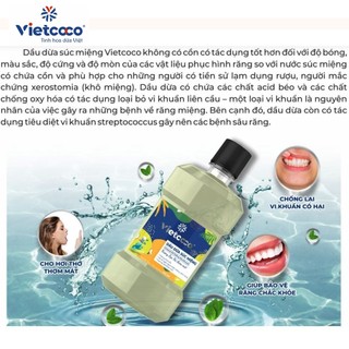Dầu dừa Tinh Khiết organic Vietcoco - Xúc Miệng -  Mascara - Dưỡng Môi - Dưỡng da 10ml-500ml