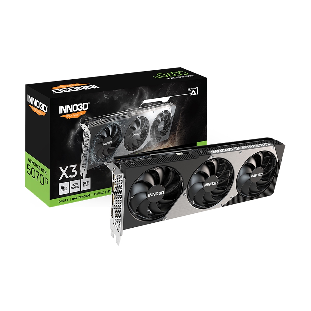 Card Màn Hình INNO3D GeForce RTX 5070 Ti X3 16GB GDDR7 - NEW - BH 36 Tháng | BigBuy360 - bigbuy360.vn