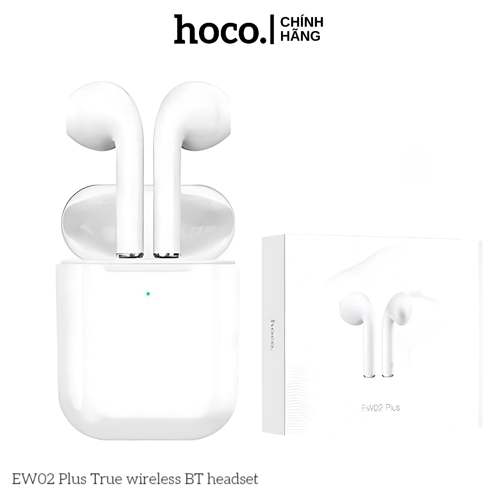 Tai Nghe Bluetooth Hoco EW02 Plus TWS 5.1 – Nghe Nhạc 4H, Có Mic Đàm Thoại, Âm Thanh Rõ Nét