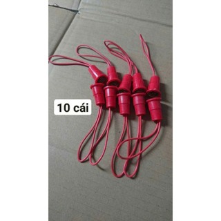 2 Cái Đuôi Bóng Đèn Trái Ớt E12 Đui Đèn Quả Nhót SizeE12
