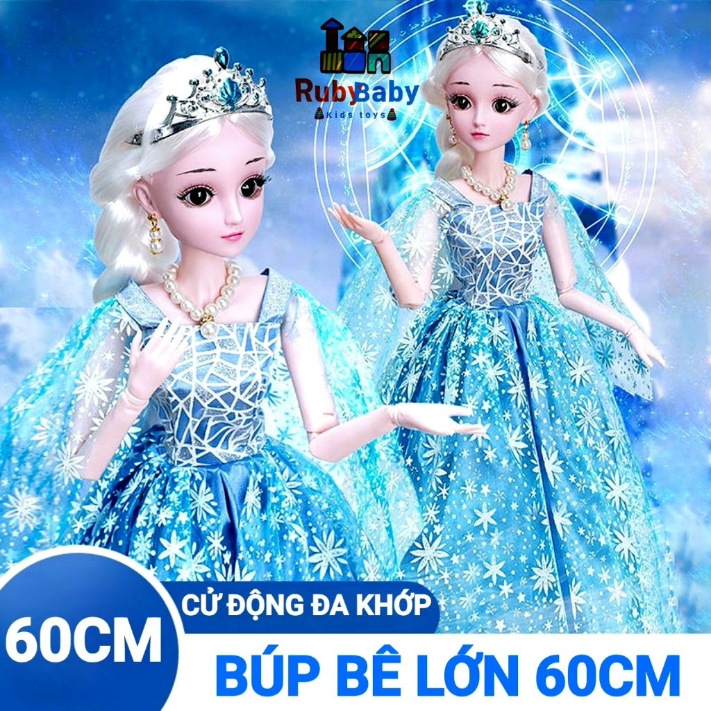 Búp bê đồ chơi có khớp 60cm, bộ đồ chơi búp bê nhiều chi tiết, búp bê đồ chơi