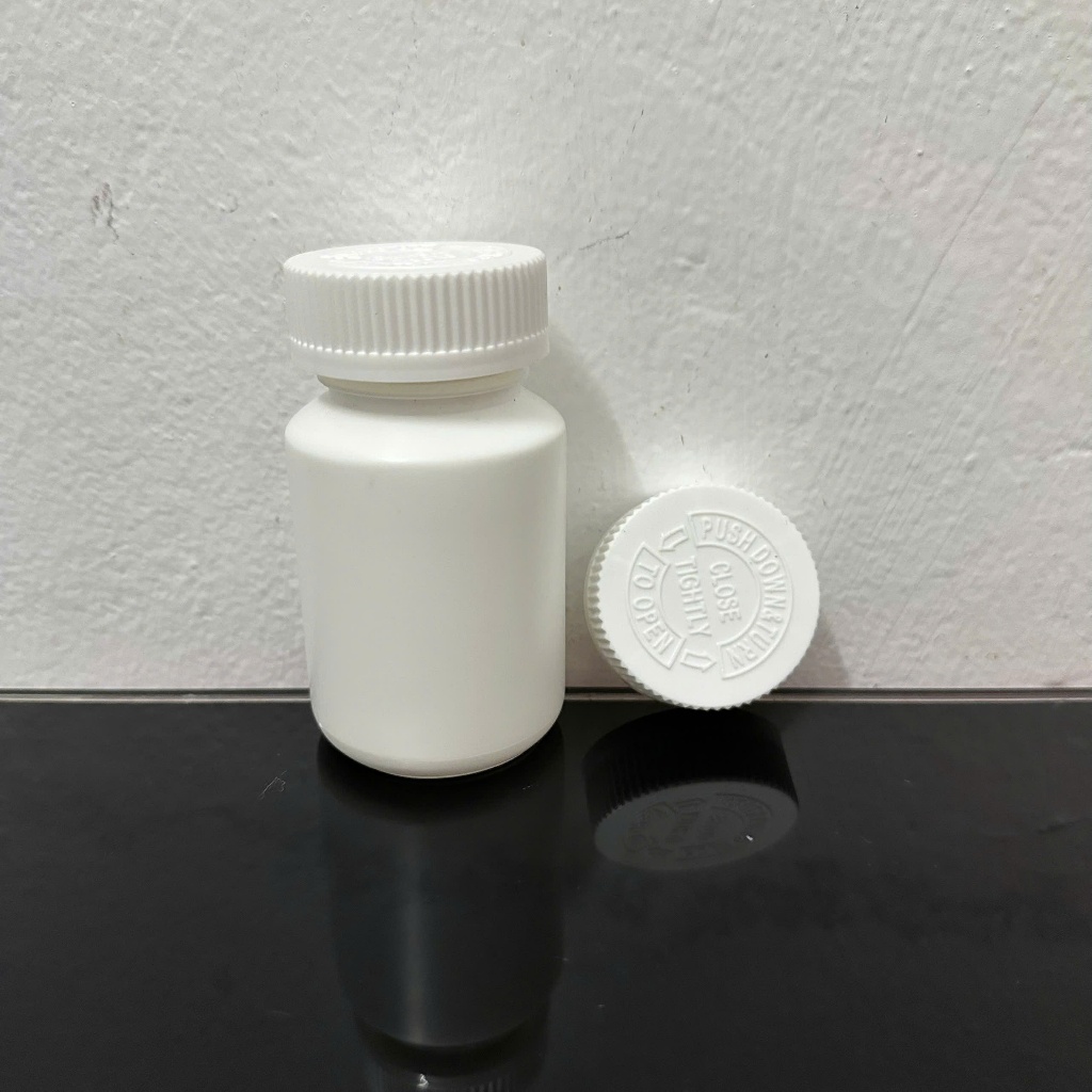 Lọ nhựa 100ml nắp nhấn (combo 100 lọ), set 100 lọ nhựa HDPE 100ml nắp 2 nấc cao cấp