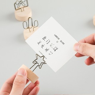 (Giá sĩ combo 10 ) Kẹp ảnh gỗ.