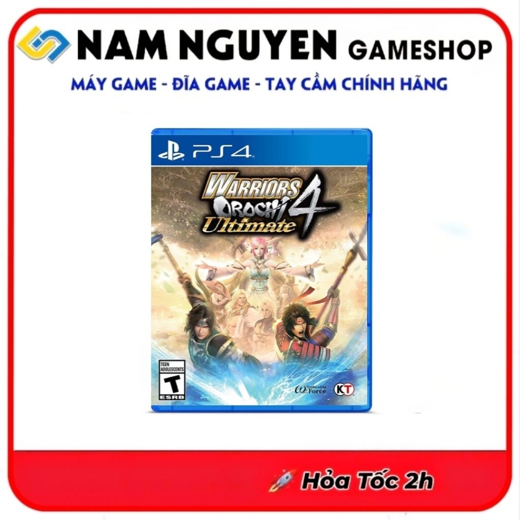 Đĩa Game PS4 | Warriors Orochi 4 Ultimate (1-2 Players)