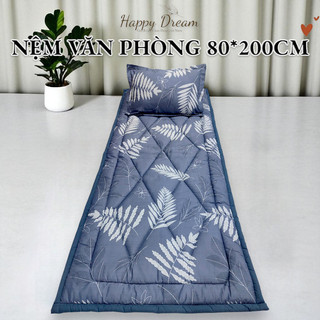 Nệm văn phòng 80*200cm - Nệm trải sàn hỗ trợ lưng, thoáng khí, dễ gấp gọn và vệ sinh