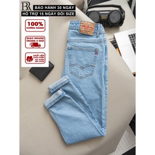 Quần Jeans nam Bravery Premium Cotton Co Giãn, dày dặn thoáng mát, phom ống đứng, không ôm