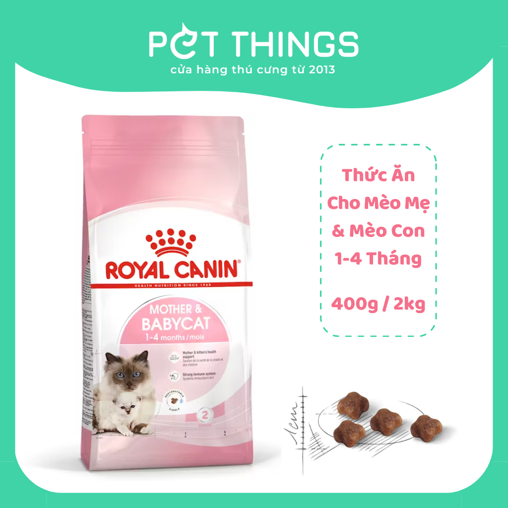  Royal Canin Mother Baby Cat Thức Ăn Hạt Cho Mèo Mẹ & Mèo Con Từ 1-4 Tháng Tuổi 