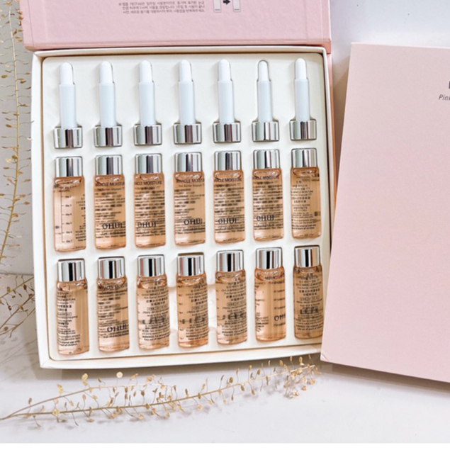 Set OHUI Miracle Moisture Ampoule 777 Serum Cấp Nước Phục Hồi Da Căng Bóng-DORIS AUTHENTIC