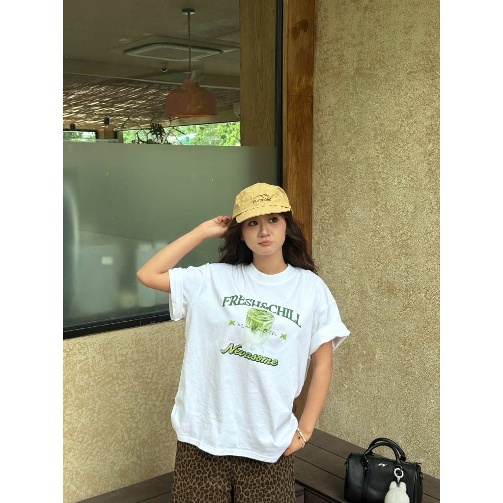 Áo Thun Boxy Fun And Fruits Cotton 250gsm Local Brand Nevasome Tay Lỡ Form Boxy Rộng Nam Nữ Menswear Womenswear | BigBuy360 - bigbuy360.vn