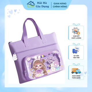 Túi Học Thêm Cho Bé Khóa Kéo Chống Nước Cho Học Sinh Cấp 1, Cấp 2