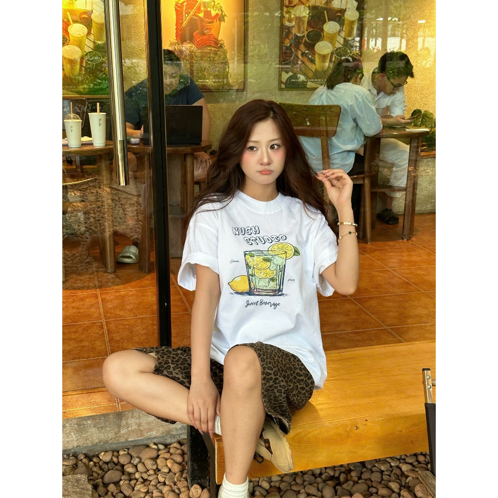 Áo Thun Boxy Fun And Fruits Cotton 250gsm Local Brand Nevasome Tay Lỡ Form Boxy Rộng Nam Nữ Menswear Womenswear | BigBuy360 - bigbuy360.vn