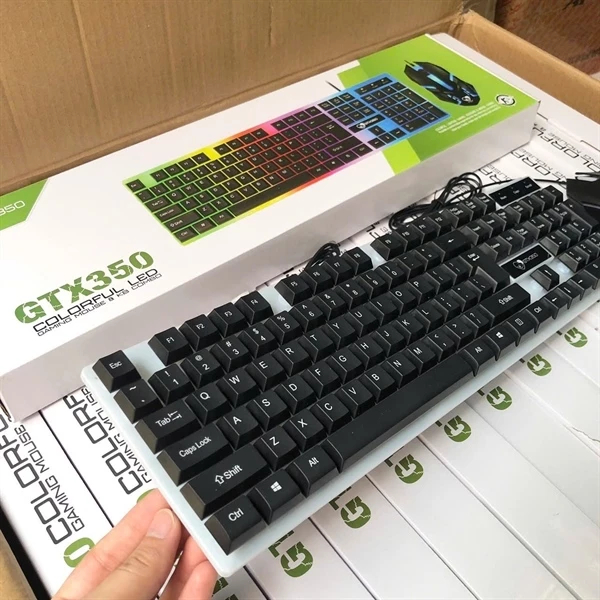 Bàn Phím  Máy Tính GTX-350-CW916 RGB Chế Độ Khác Nhau, Chơi Game Dùng Văn Phòng Cực Đã HOT-VINATECH | BigBuy360 - bigbuy360.vn