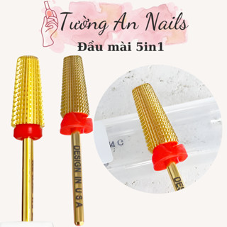  Đầu mài 5in1 - Chuyên dụng mài móng bột móng gel móng úp 