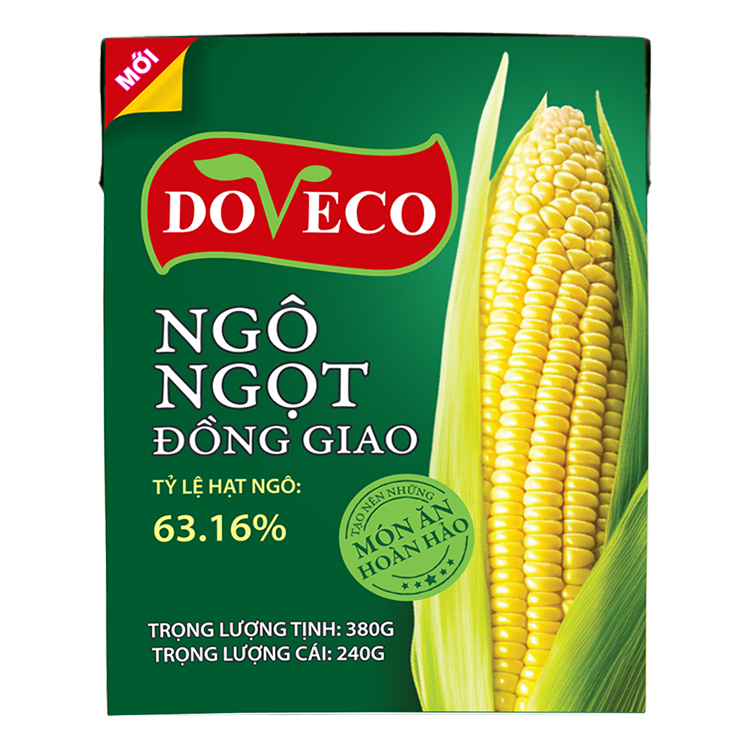 [DOVECO] NGÔ NGỌT TRONG BAO BÌ TETRA RECART