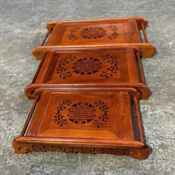 Khay Trà cuốn thư gỗ Hương
