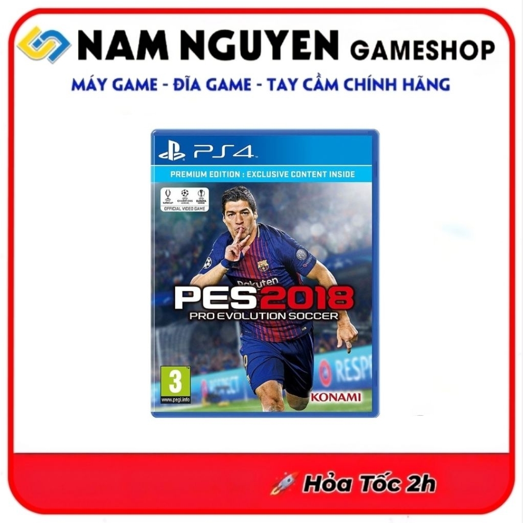 Đĩa Game PS4 | Pes2018 Pes18
