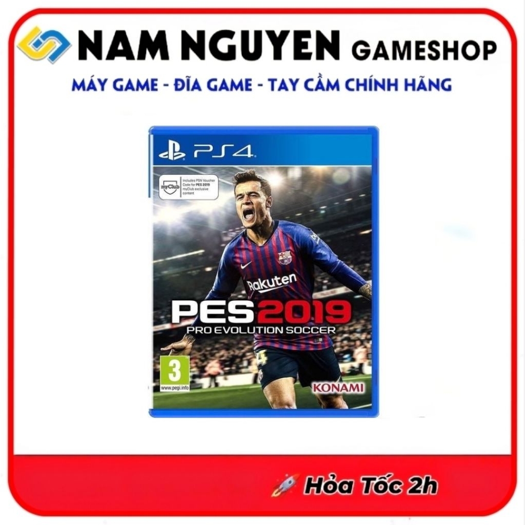 Đĩa Game PS4 | Pes2019 Pes19