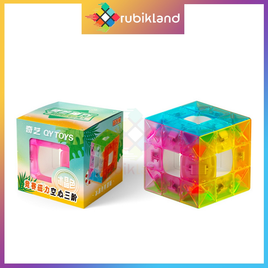 [QiYi] Rubik QiYi Void Cube 3x3 Transparent Có Nam Châm Magnetic Đồ Chơi Trí Tuệ Trẻ Em Tư Duy