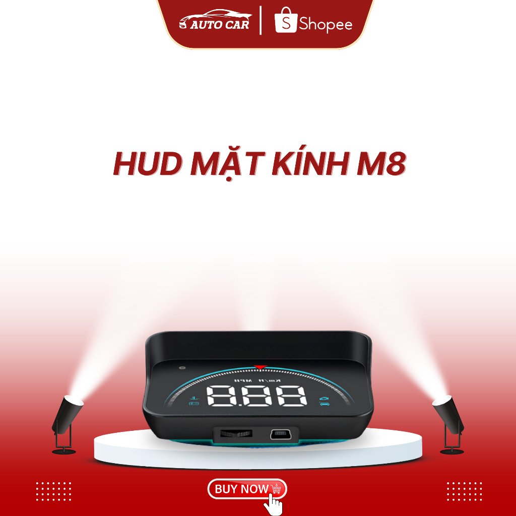 Bộ HUD M8 Mặt Kính Bộ Hiển Thị Thông Tin Tốc Độ