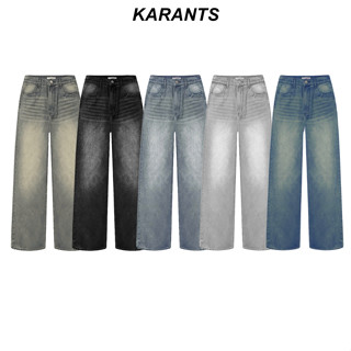 Karants Quần Jeans Ống Suông XS-4XL Nhiều Màu Tôn Dáng Form Unisex Nam Nữ - KQ116
