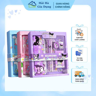 Set Dụng Cụ Học Tập Kuromi Mẻlody, Quà Tặng Cho Bé