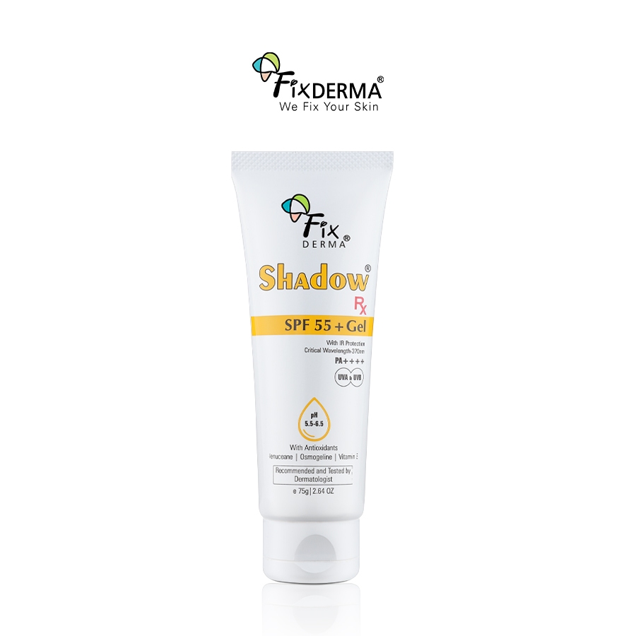 [FIXDERMA] Kem Chống Nắng Fixderma Shadow SPF 55+ Gel Giúp Giảm Dấu Hiệu Lão Hóa 75g - Hùng Lợi | BigBuy360 - bigbuy360.vn