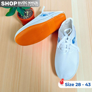 Giày bata cho học sinh đế vàng thể dục thể thao có dây